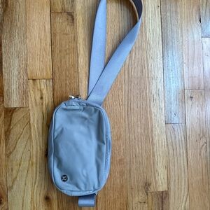 Lululemon Light Gray Crossbody Bag